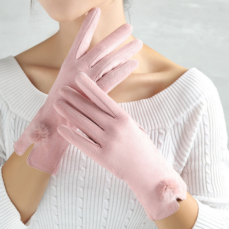 Gants chauds en daim ORIS WEAR