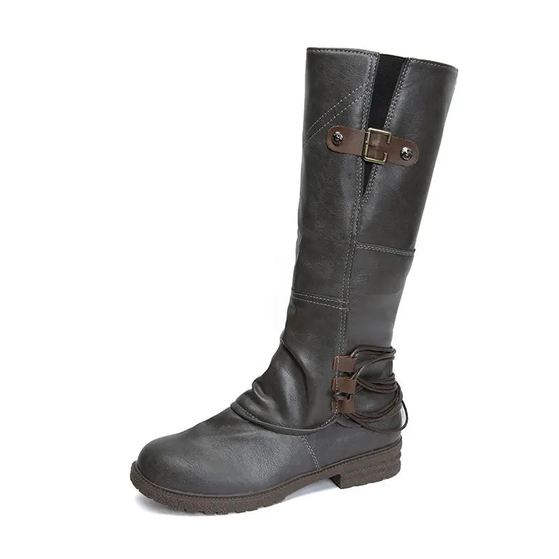 Bottes Hautes à Talon Carré et Bout Rond ORIS WEAR