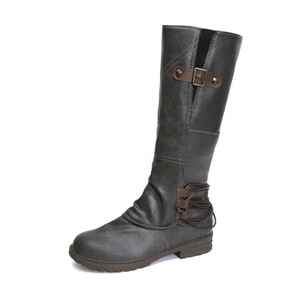 Bottes Hautes à Talon Carré et Bout Rond ORIS WEAR