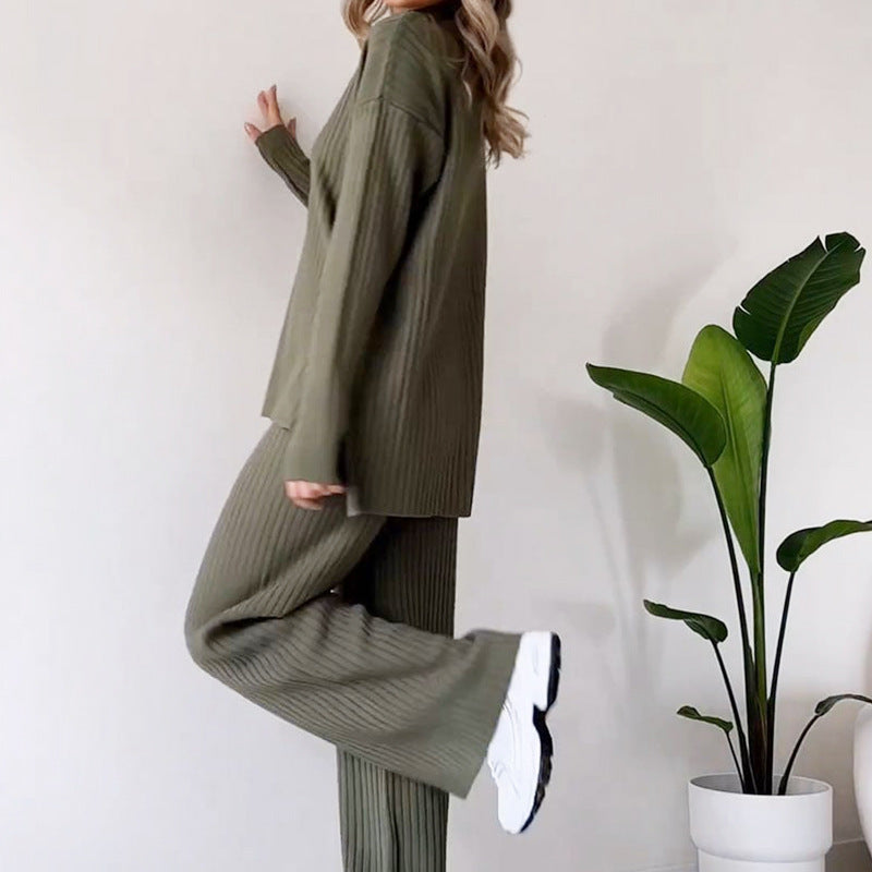 Cozy Ribbed Knit Set ORIS WEAR