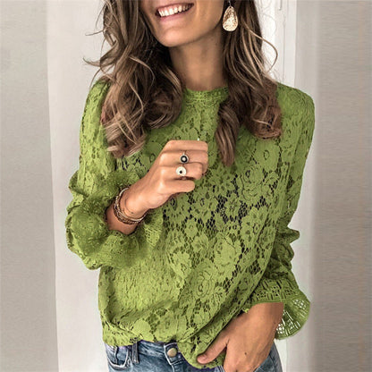 Chemise en dentelle creuse ORIS WEAR