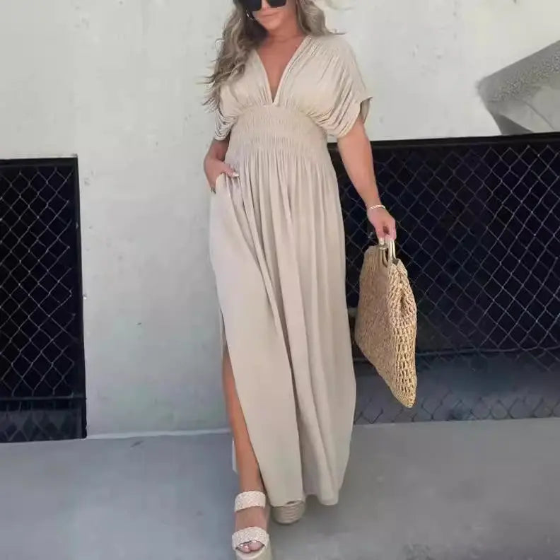 Robe Muse Longue Élégante Fendue ORIS WEAR