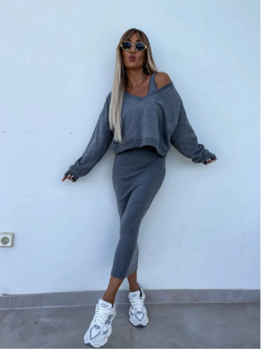 Ensemble Femme Pull Jupe ORIS WEAR
