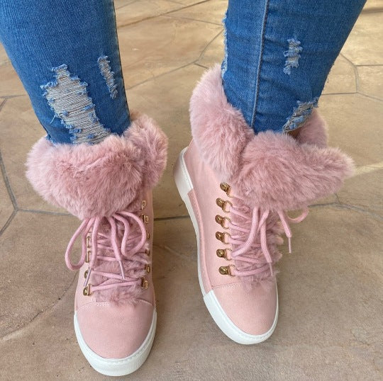 Bottes Martin Peluche Femme ORIS WEAR