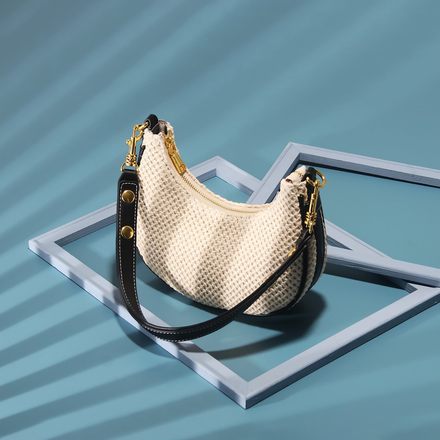 Sac Épaule Raffiné en Paille ORIS WEAR