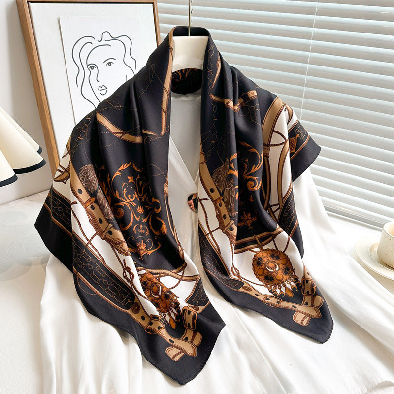 Foulard "Échos Baroques" en soie ORIS WEAR