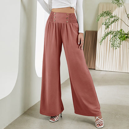 Pantalon droit à jambes larges et élastique ORIS WEAR