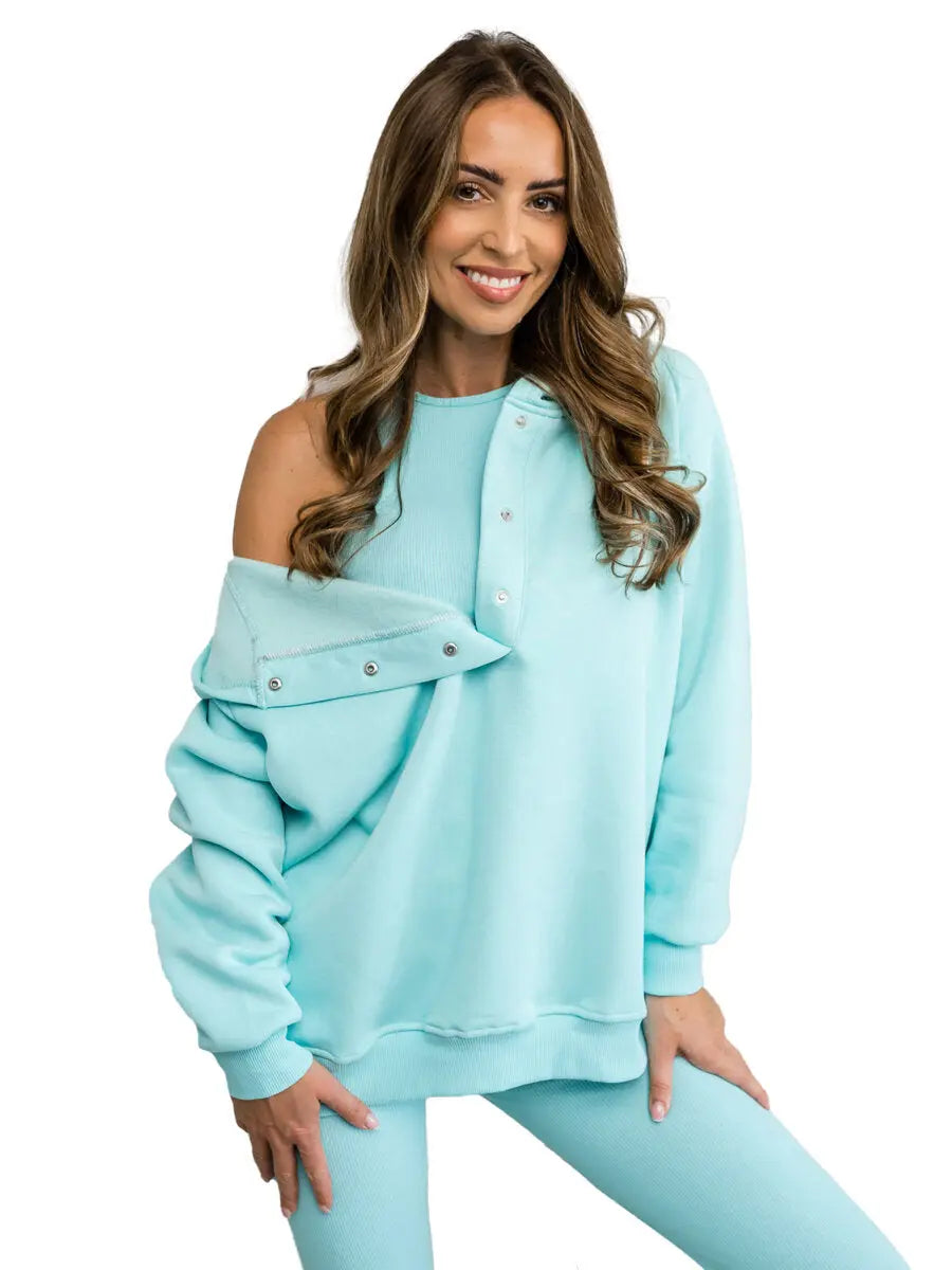 Sweatshirt Femme Coton Doux – 3 Pièces ORIS WEAR