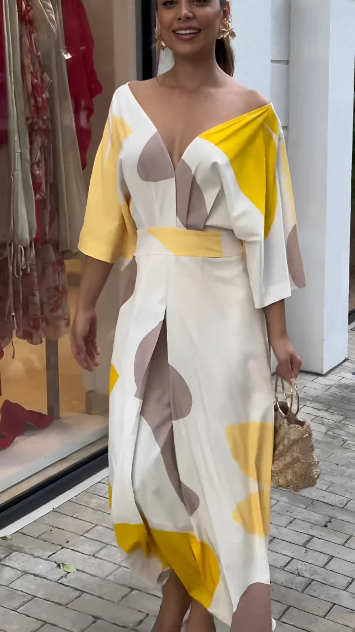 Ombre Sereine – Robe Longue Ample à Élégance Silencieuse ORIS WEAR