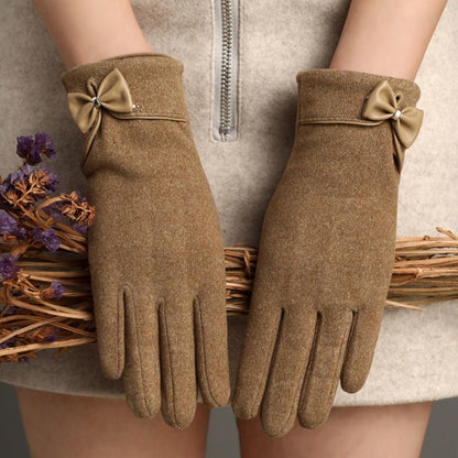 Gants chauds à écran tactile avec nœud papillon ORIS WEAR