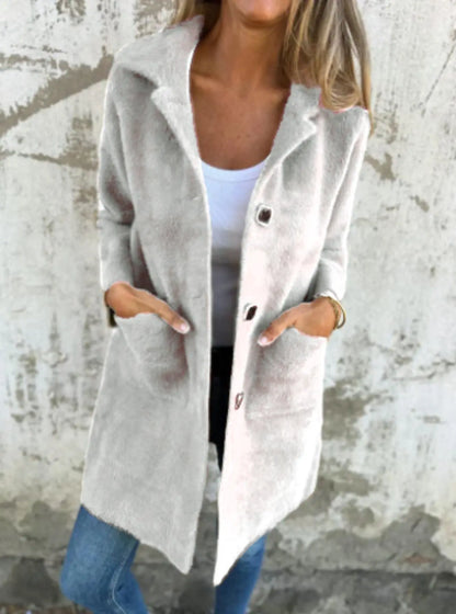 Manteau mi-long à col polo boutonné ORIS WEAR