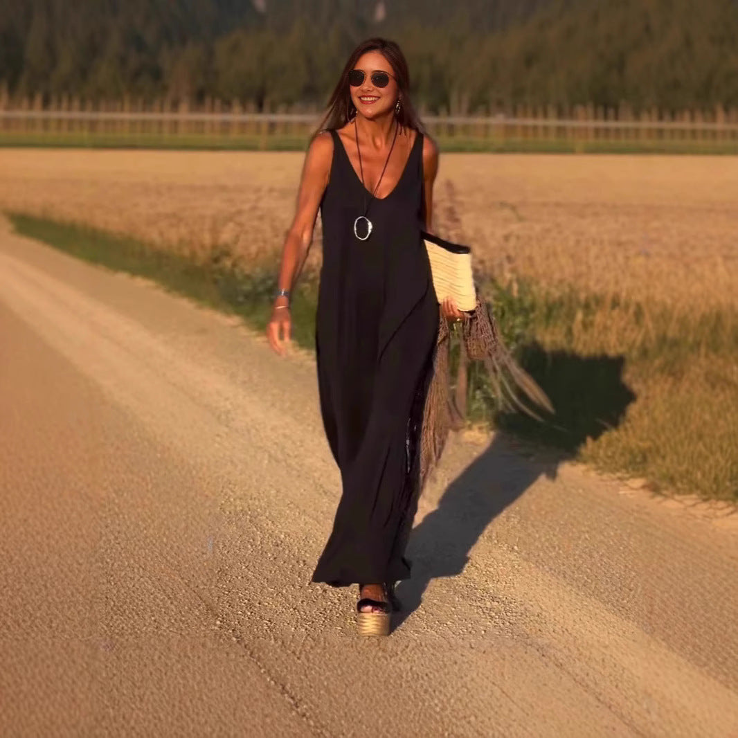 Robe à Bretelles Décolletée – L'Élégance au Quotidien ORIS WEAR