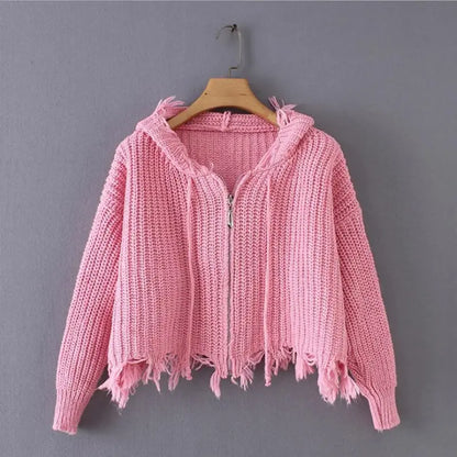 Pull Oversize Épaules Dénudées Maille Fluffy ORIS WEAR