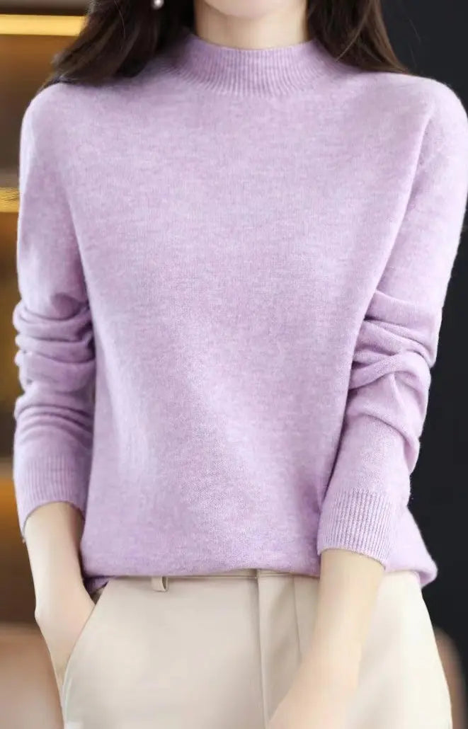Pull en laine col montant chic et confortable ORIS WEAR