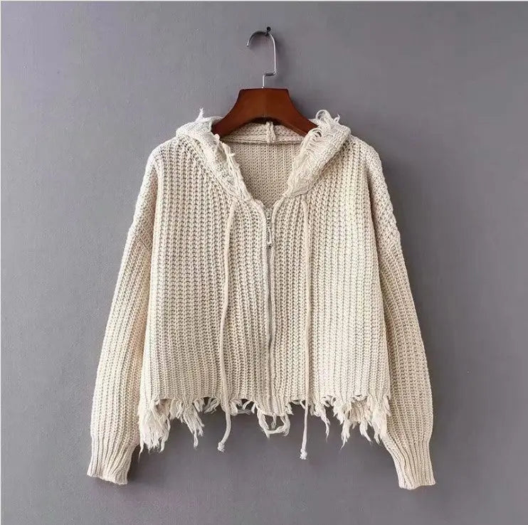 Pull Oversize Épaules Dénudées Maille Fluffy ORIS WEAR