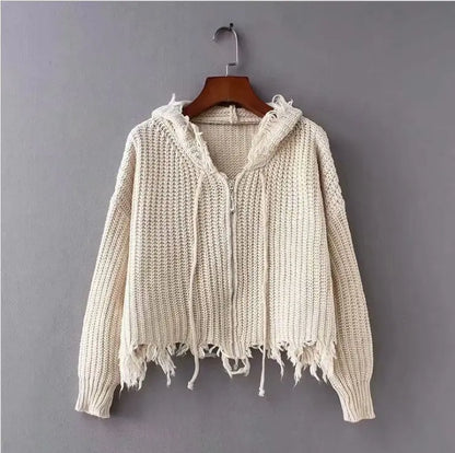 Pull Oversize Épaules Dénudées Maille Fluffy ORIS WEAR
