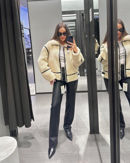 Manteau Margo Élégance en Laine d'Agneau ORIS WEAR