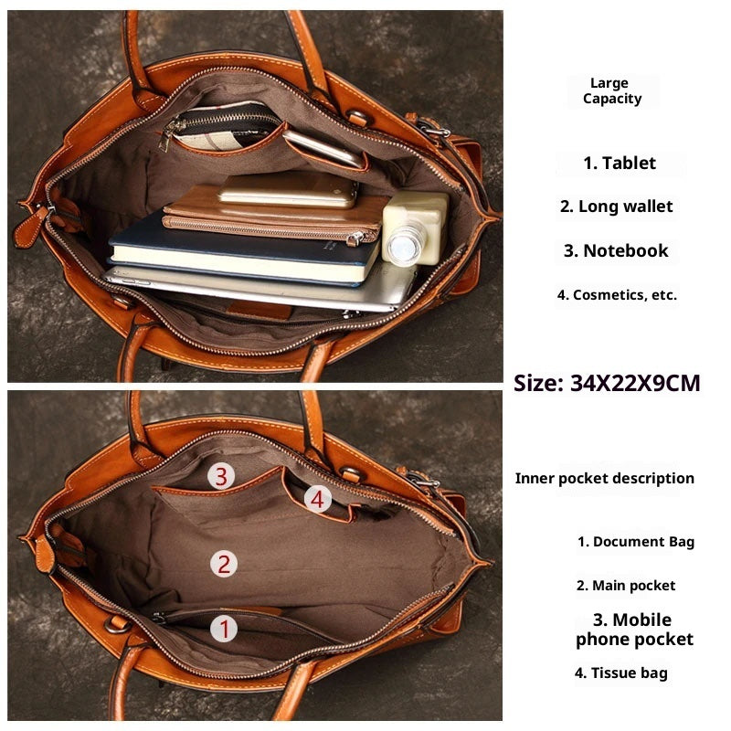 Sac Cuir Femme Zip Chic ORIS WEAR