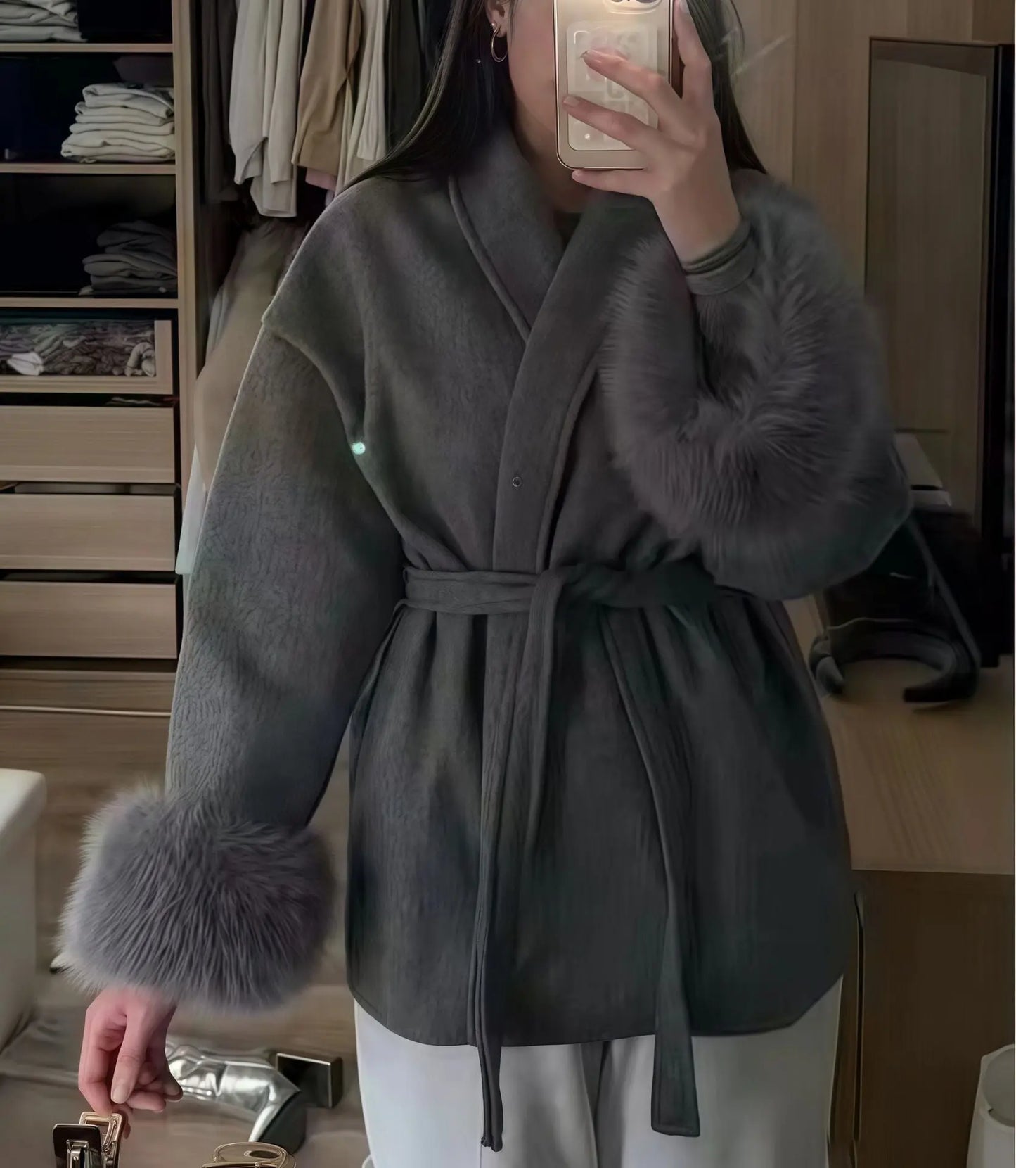 Veste glamour fourrure ORIS WEAR