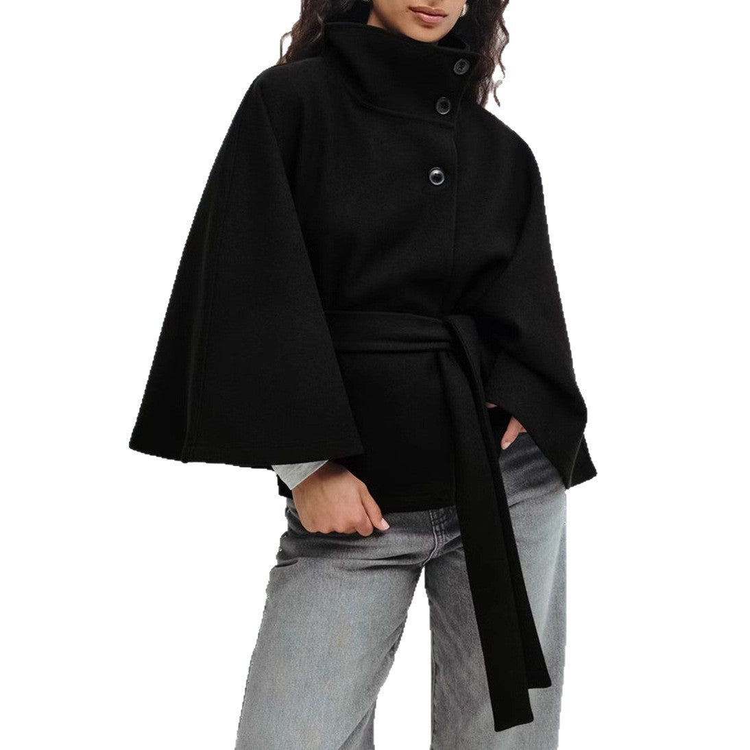 Belted Cape Jacket ORIS WEAR