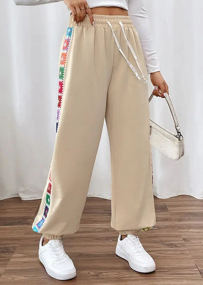 Pantalon ample femme rayures couture ORIS WEAR