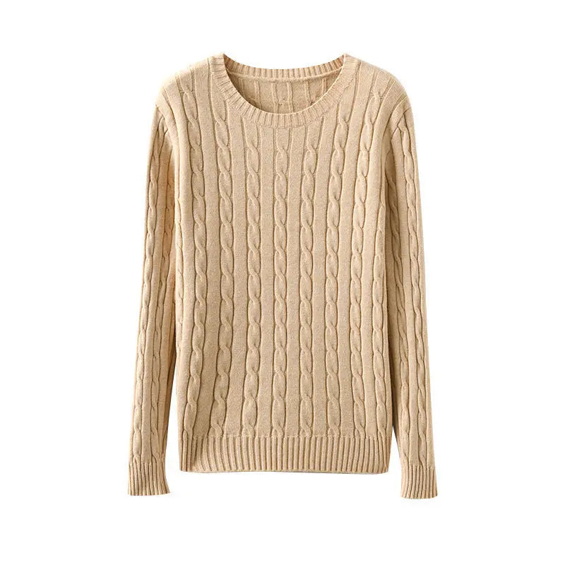 Pull torsadé à manches longues pour femme ORIS WEAR