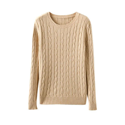 Pull torsadé à manches longues pour femme ORIS WEAR