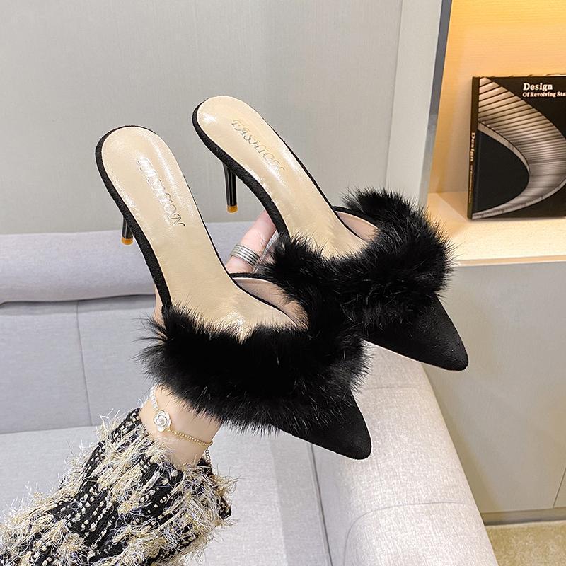 Sandales Fourrure Femme Chic ORIS WEAR