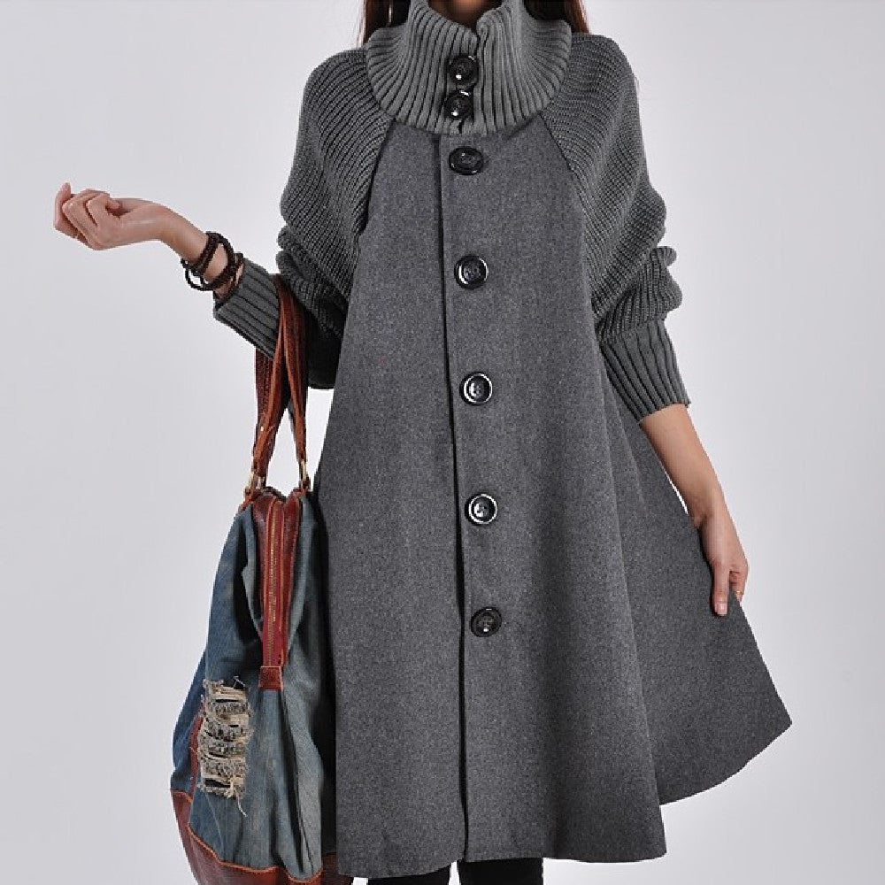 Manteau Trench-coat mi-long à la mode pour ORIS WEAR