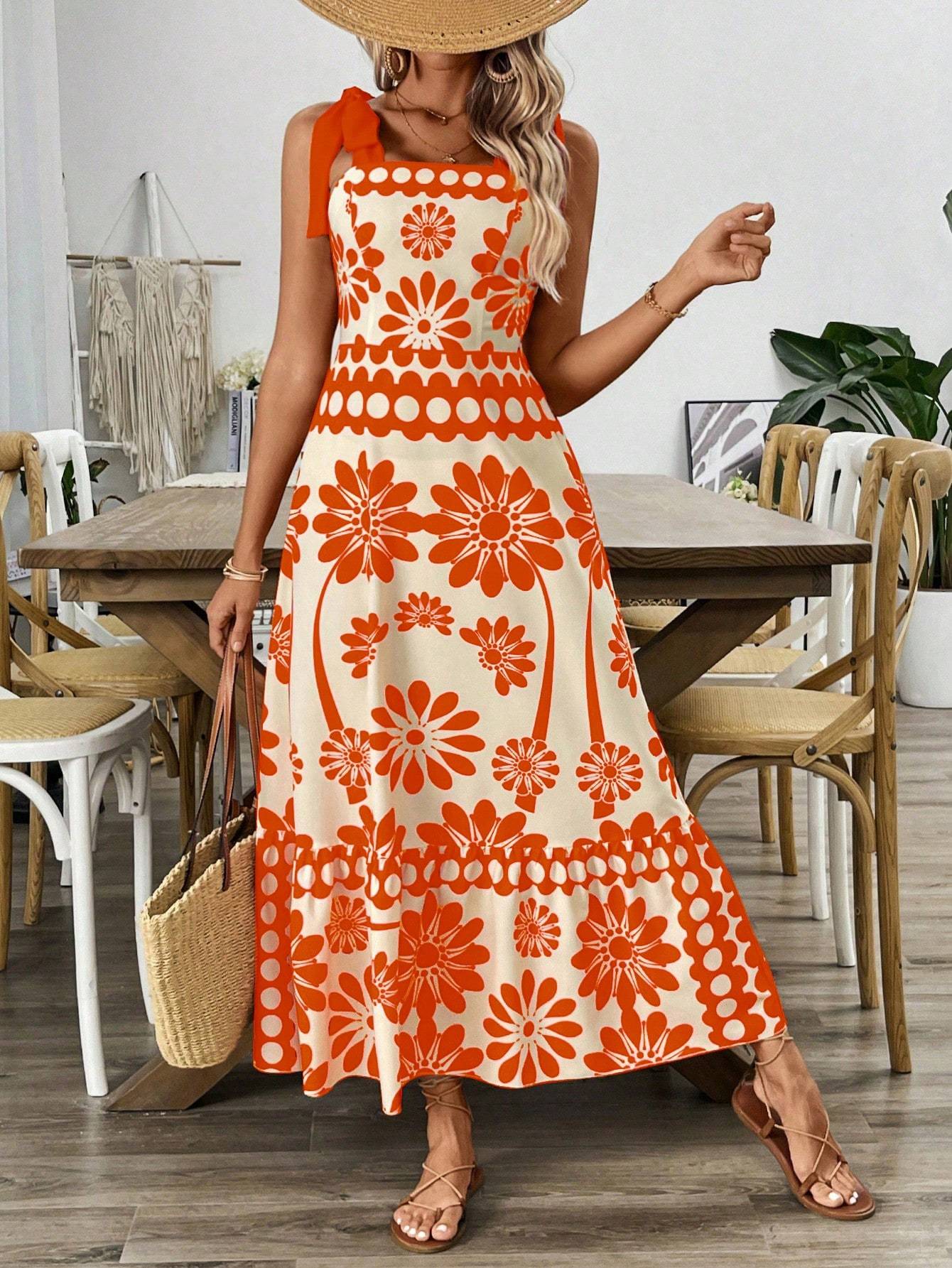 Robe décontractée à imprimé floral ORIS WEAR