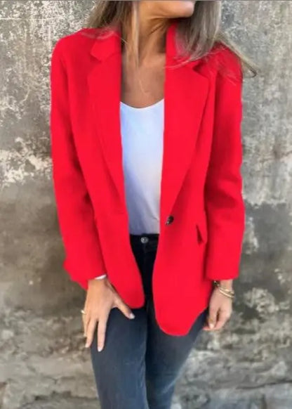 Blazer court boutonné style hiver femme ORIS WEAR