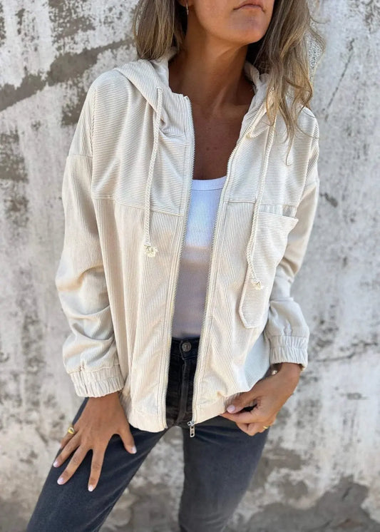Veste femme en velours noir — ORIS WEAR