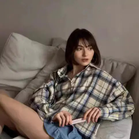 Chemise à carreaux oversize – Style casual et tendance ORIS WEAR
