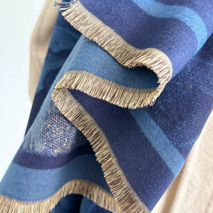 Châle élégant pour femme en fausse laine cachemire, chaud, épais et polyvalent. ORIS WEAR