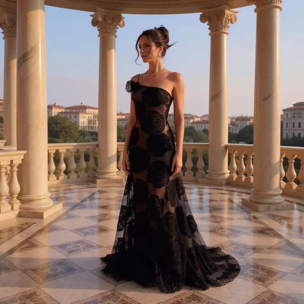 Robe a Florale Sculptée ORIS WEAR