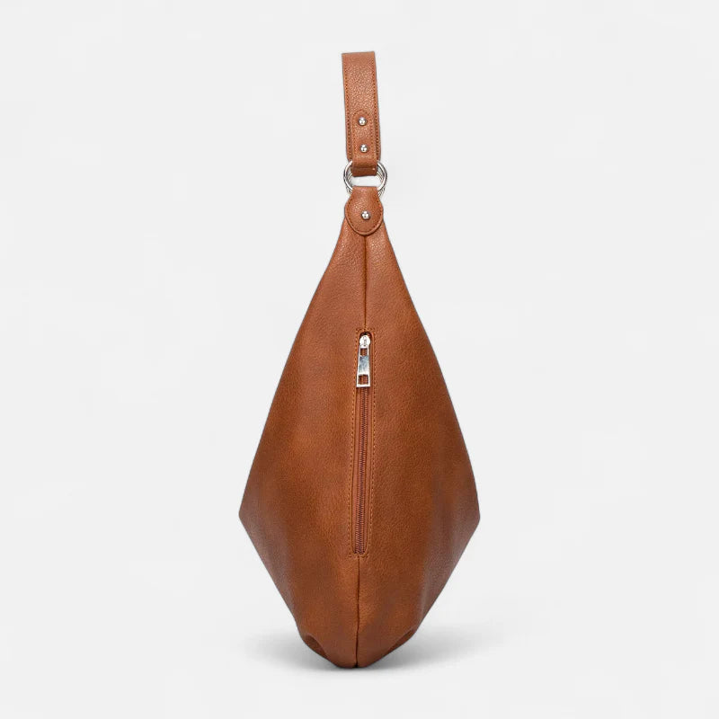 Grand sac à main hobo de cours souple Mila