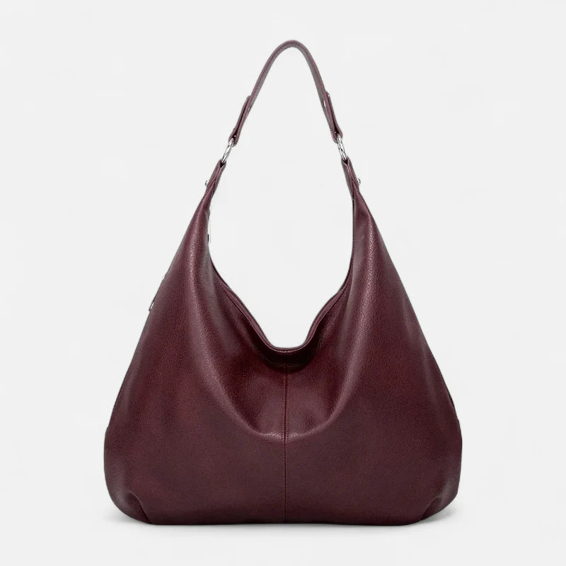 Grand sac à main hobo de cours souple Mila