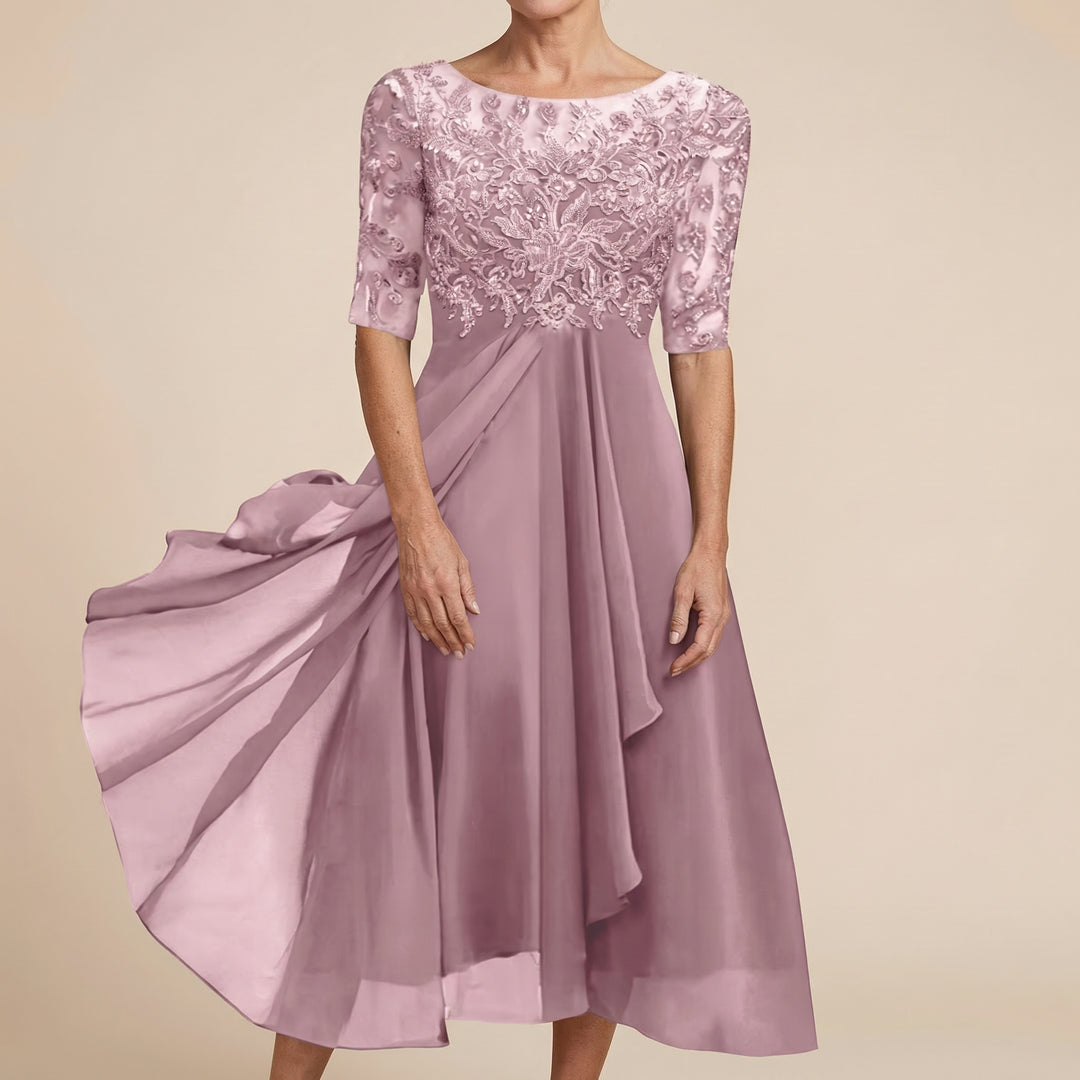Robe midi en dentelle Rhonda ORIS WEAR