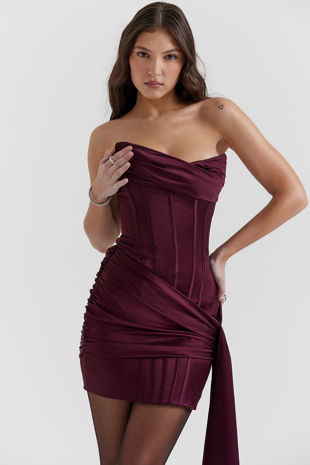 Ludmilla | La Robe en Satin – Corset Fait Main, Luxe & Glamour Valerios Fashion
