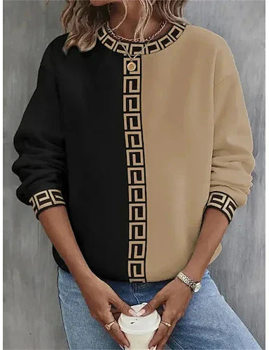 Pull femme élégante marron — ORIS WEAR