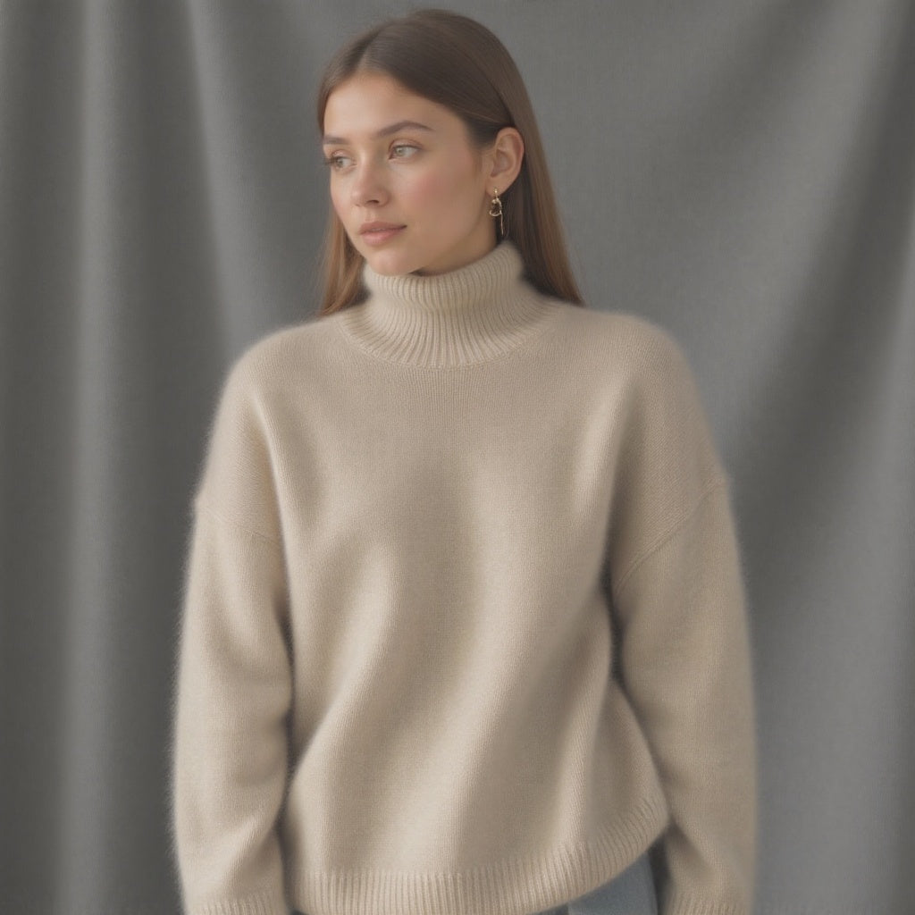 Pull Col Roulé Oversize en Cachemire ORIS WEAR