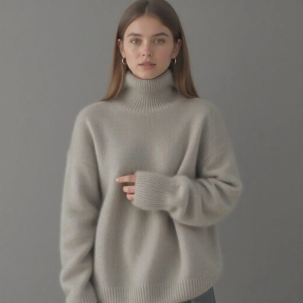 Pull Col Roulé Oversize en Cachemire ORIS WEAR
