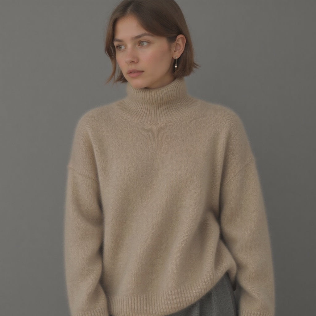Pull Col Roulé Oversize en Cachemire ORIS WEAR