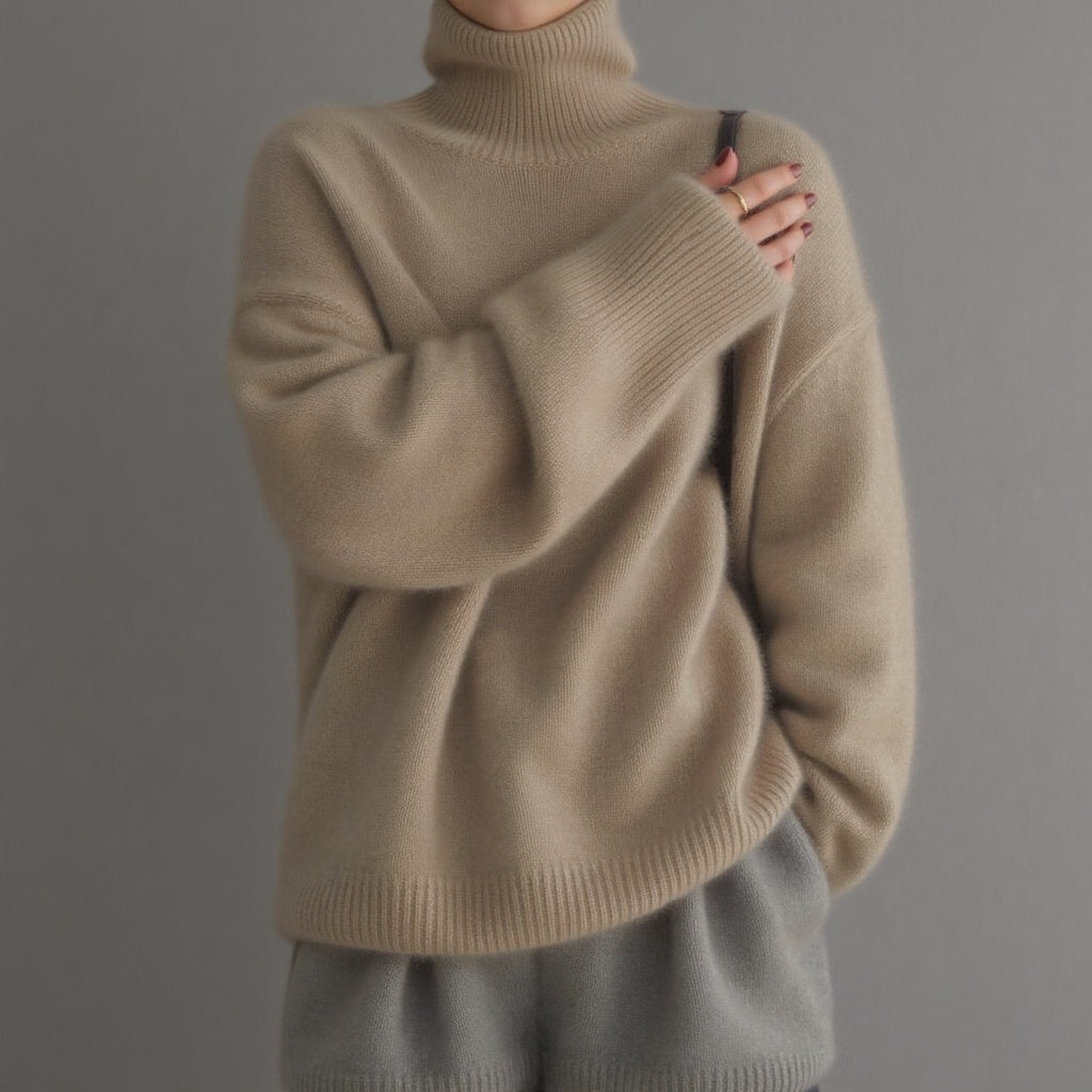 Pull Col Roulé Oversize en Cachemire ORIS WEAR
