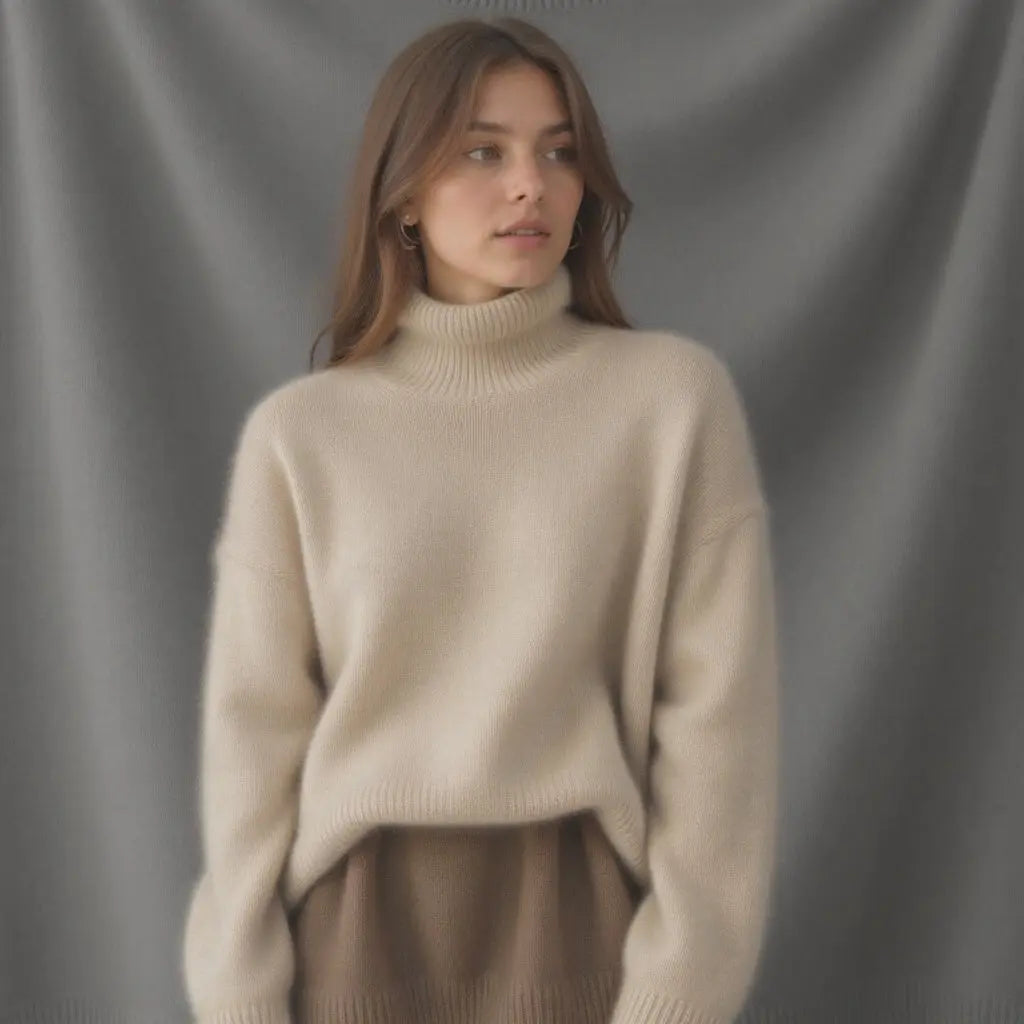 Pull Col Roulé Oversize en Cachemire ORIS WEAR