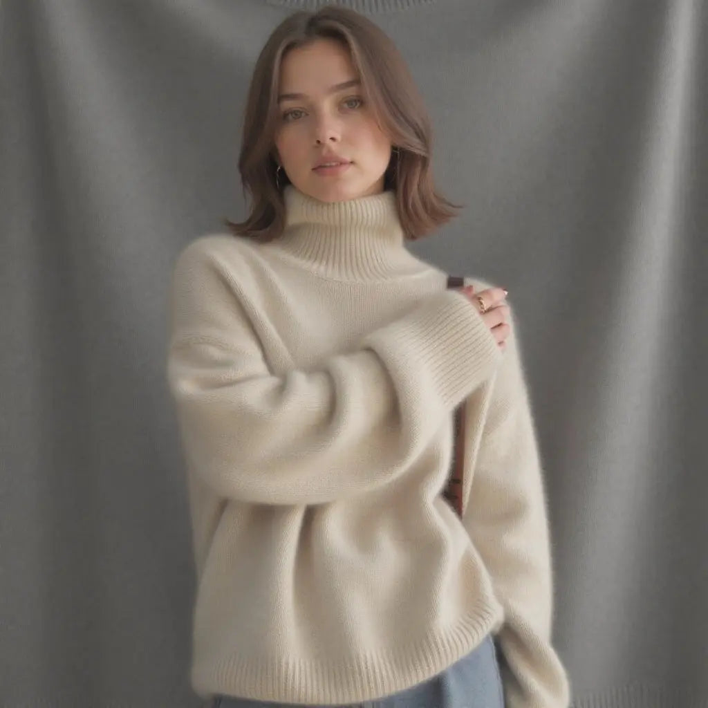 Pull Col Roulé Oversize en Cachemire ORIS WEAR