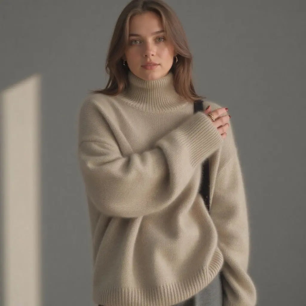 Pull Col Roulé Oversize en Cachemire ORIS WEAR