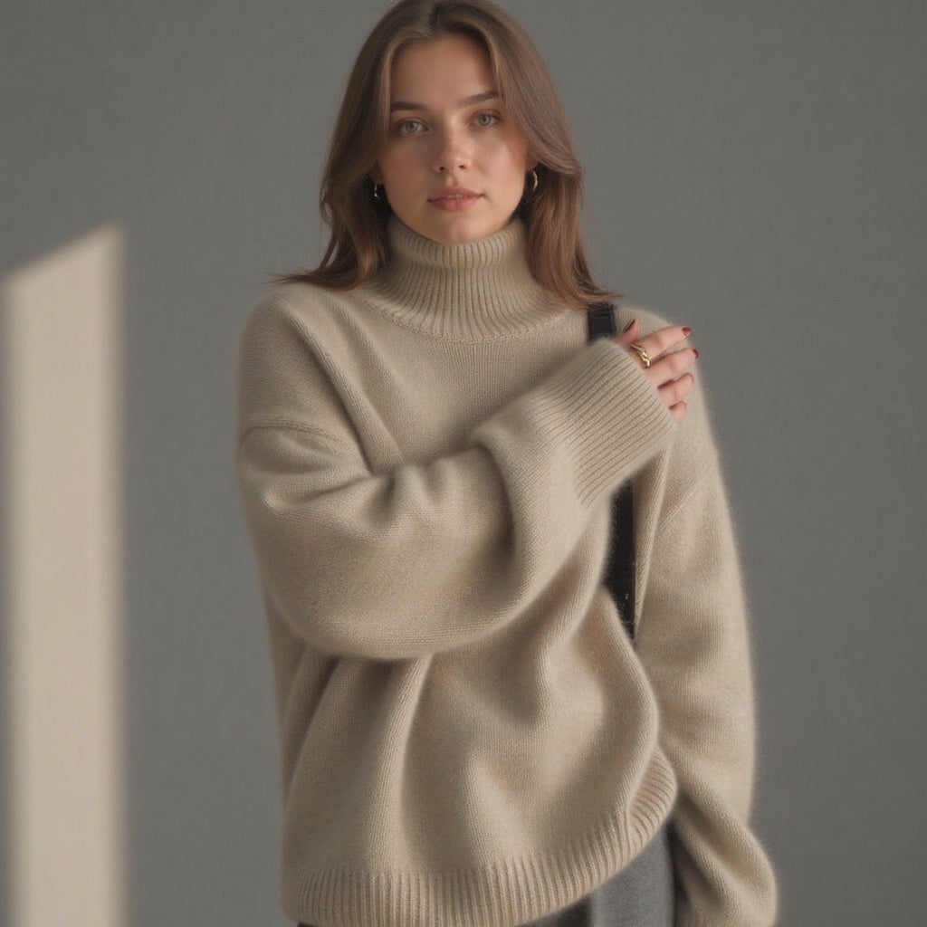 Pull Col Roulé Oversize en Cachemire ORIS WEAR