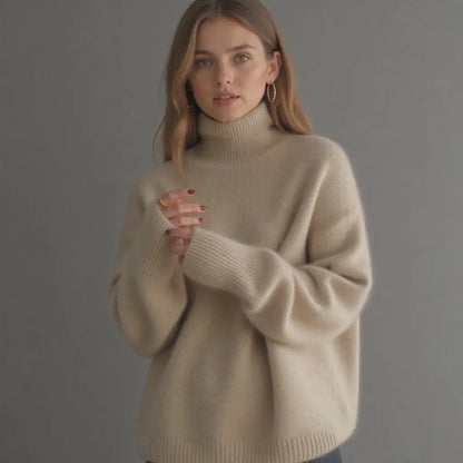 Pull Col Roulé Oversize en Cachemire ORIS WEAR