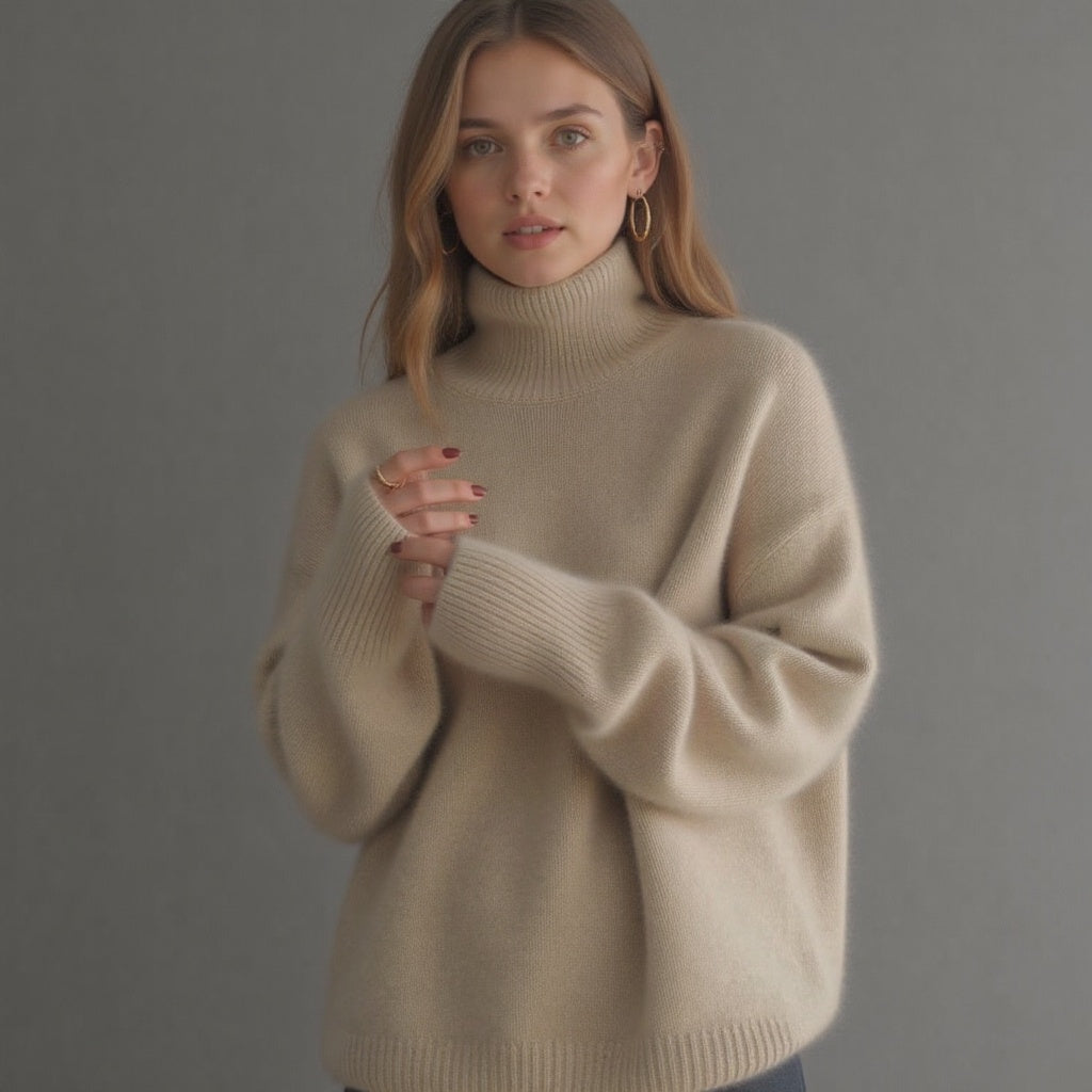 Pull Col Roulé Oversize en Cachemire ORIS WEAR